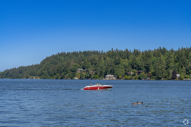 Enjoy summers on the waters of Lake Oswego in the Bryant neighborhood.