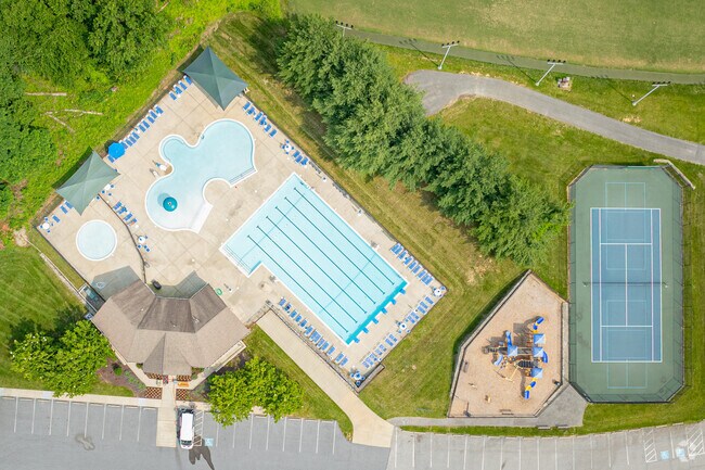 The residents monthly HOA fees help maintain the Waverly Woods Community Center in Waverly Woods, MD.