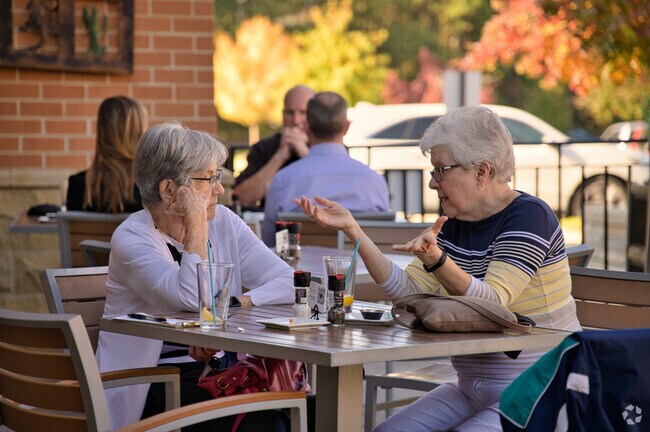 There are many popular dining options in the Foxhall neighborhood.