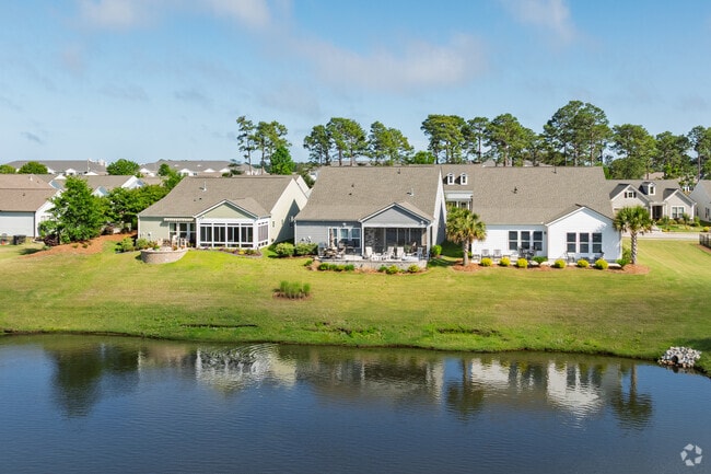 Waterfront homes in Arcadian Shores boast scenic views and landscaped backyards.