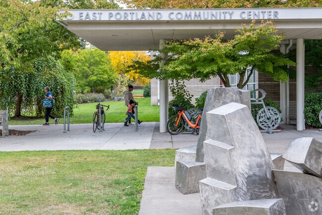 East Portland Community Center sits in the heart of the Mill Park neighborhood.
