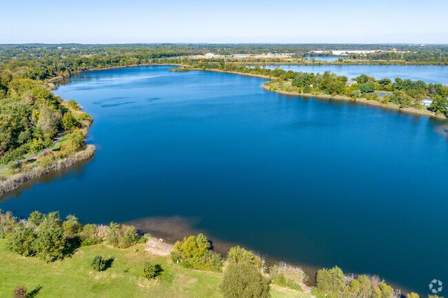 Lakes and river views are common across Falls Township’s parks and neighborhoods.