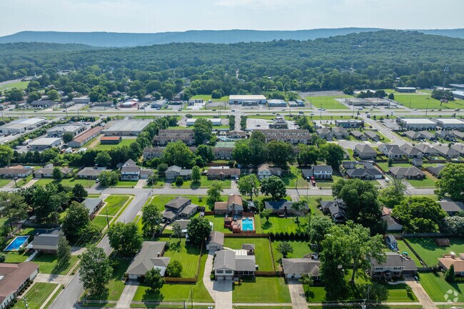 English Village sits along Memorial Parkway in Huntsville.
