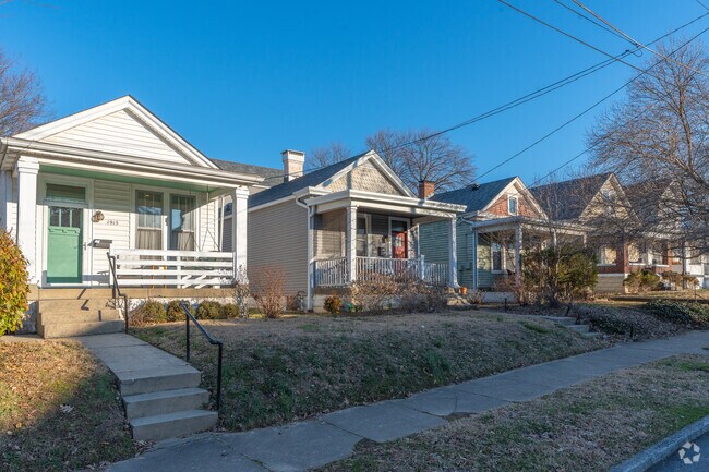 Shotgun style homes are prevalent in the Belknap neighborhood.