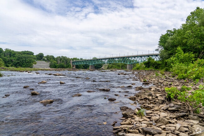 The Gill–Montague Bridge connects Turners Falls to the neighboring town of Gill across the Connecticut River.