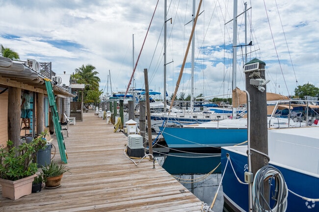 Stock Island is home to many marina such as the Stock Island yacht Club and Hurricane Hole.