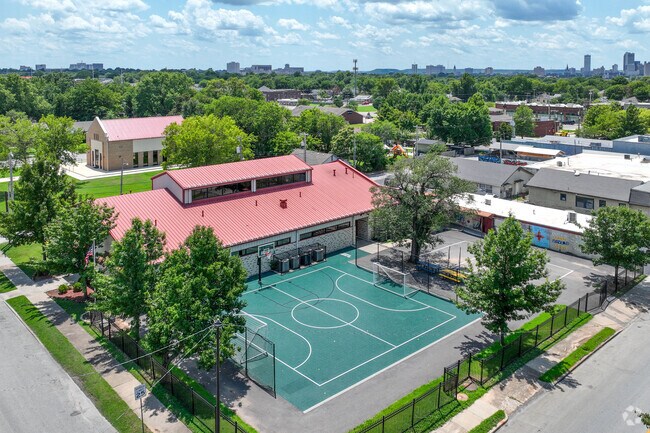 San Miguel School of Tulsa has new and upgraded facilities for classrooms and recess.