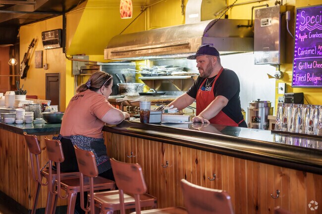 Zala’s Café staff in Herminie welcome Sewickley Township diners for evening meals.