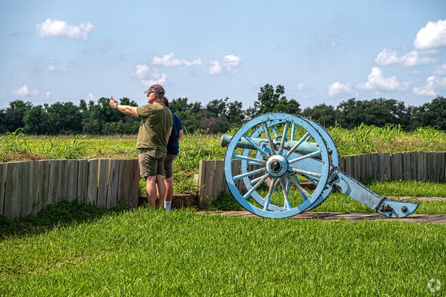 The Chalmette Battlefield is a great place to teach youth about local history.