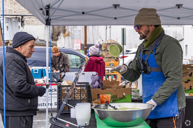 The Winter Market offers a variety of goods, including fresh guacamole.