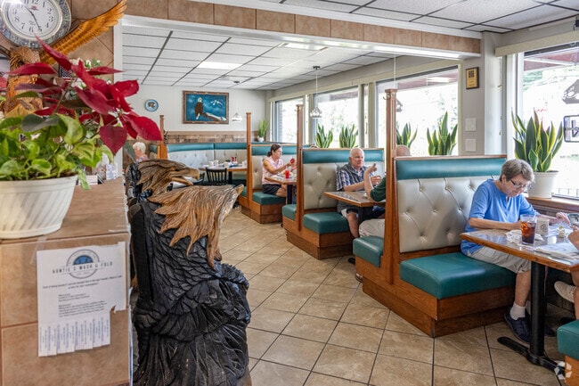 The Eagles Nest is a treasured eatery in Plymouth specializing in breakfast.
