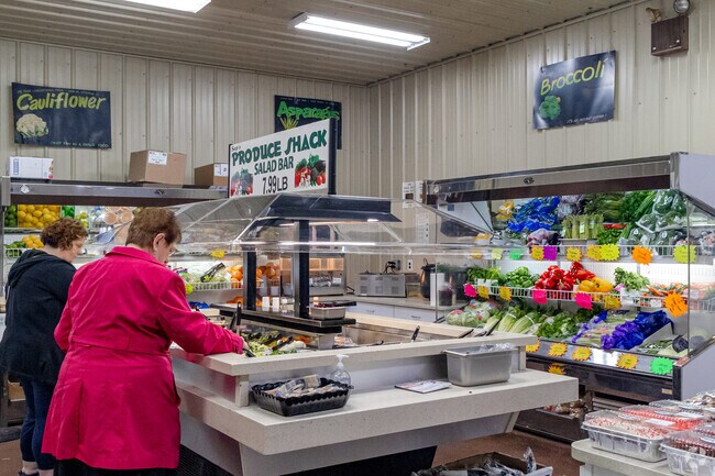Make your own salad and buy grocery items all in one spot at Produce Shack in Blackwood, NJ.