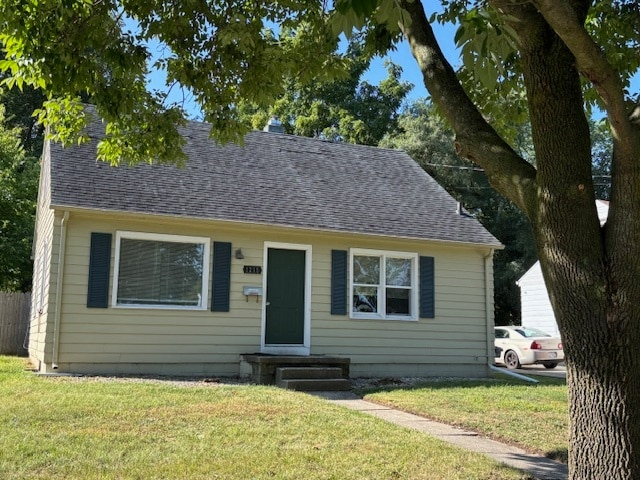 Front view of home