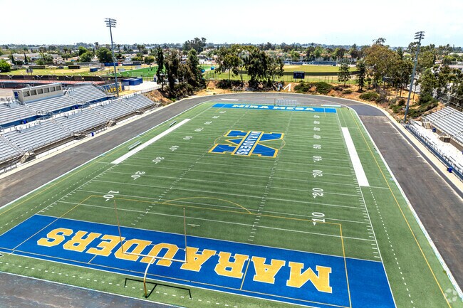 The Mira Mesa High School in Mira Mesa.