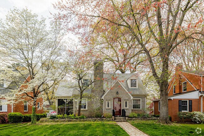 Stone Cottages Sprinkle the Tight Streets in Westover Hills.