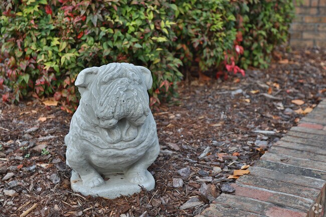 Big Ridge elem statue near front door