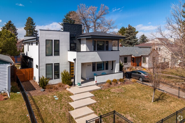 You'll find lots of modern homes like this in Cory-Merrill.