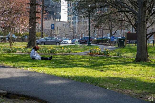 Small parks like Elm St Urban Park are located within walking distance for most Chevy Chase Village residents.