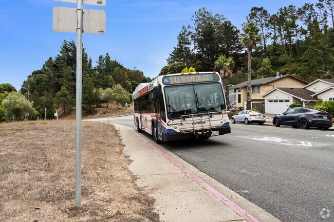 Portola Highlands offers convenient SamTrans bus routes, linking residents to Skyline College.