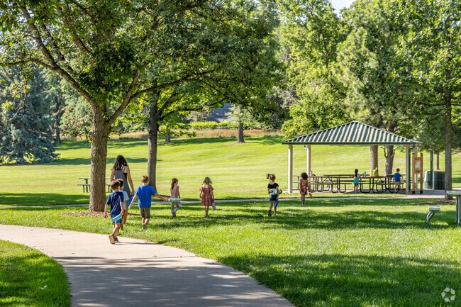 Spring Park has ample open space for kids to play.
