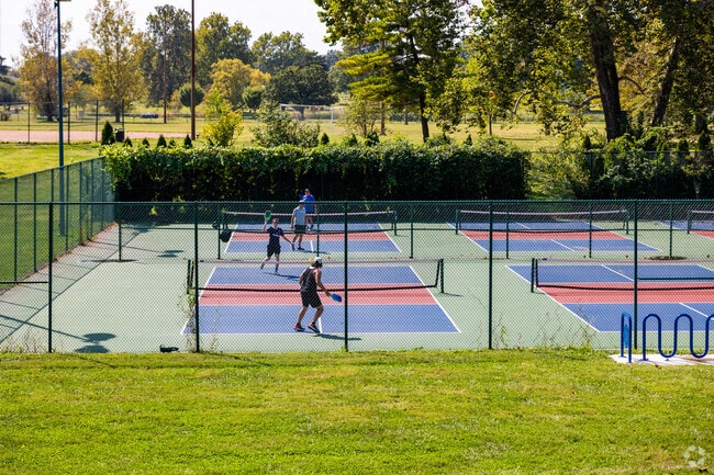 Princeton Heights residents enjoy pickleball at nearby Willmore Park.