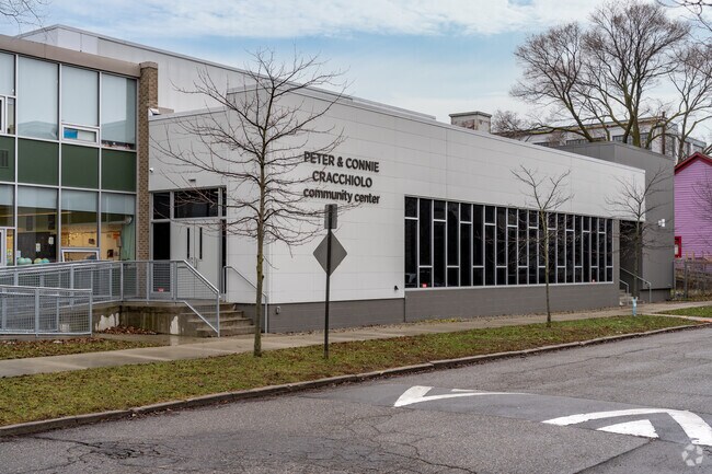 Most Holy Trinity School, Entrance.
