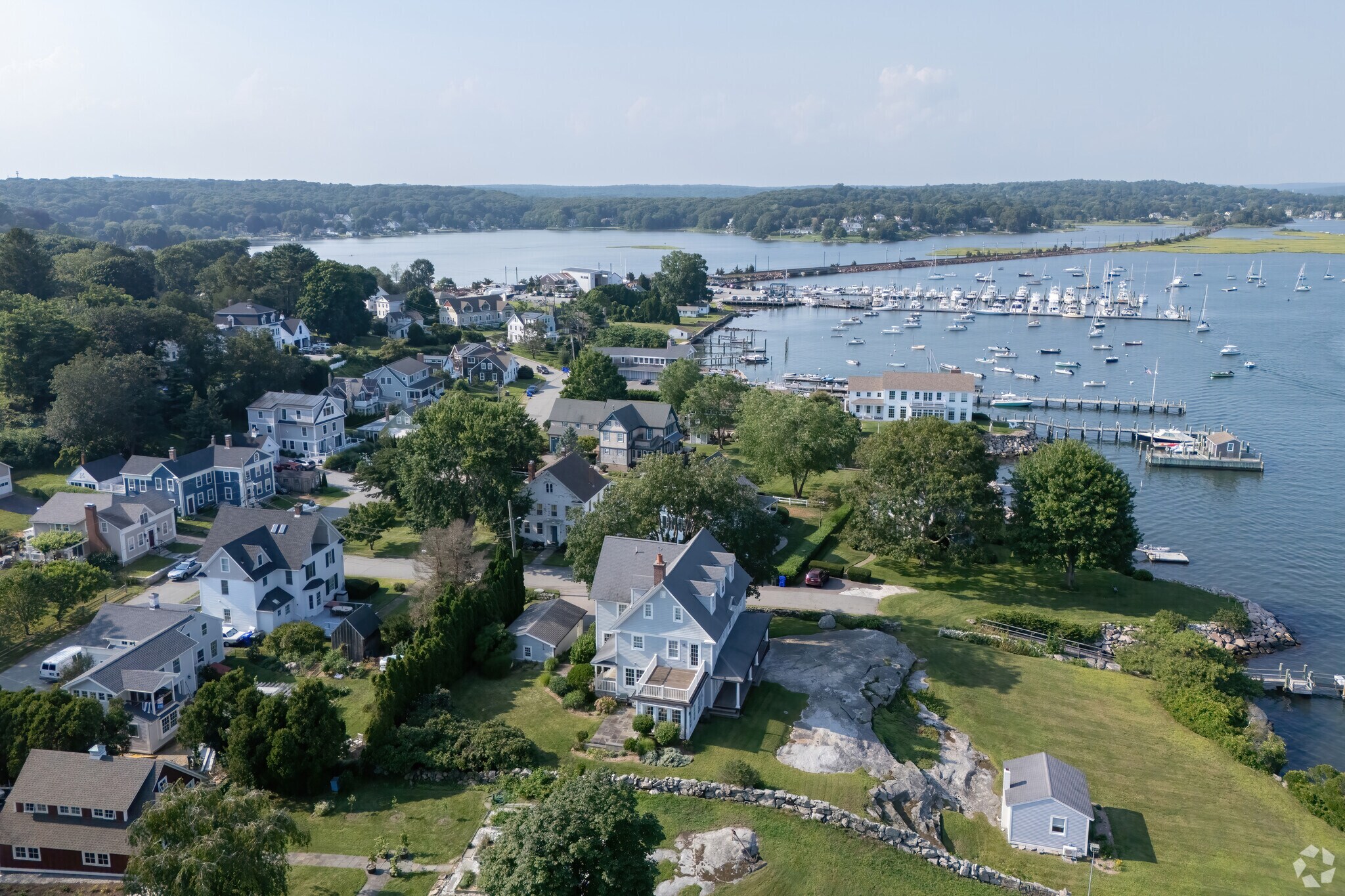 Noank has a delightful seaside village charm while being close to shopping and dining.