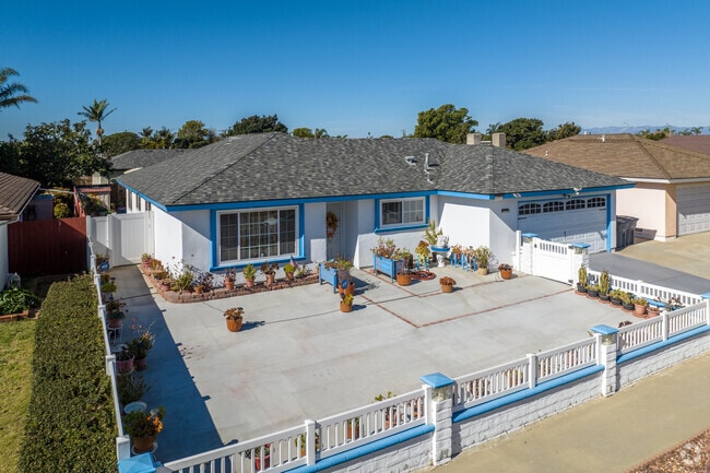 Homes in Terrace Estates feature different paint styles throughout.