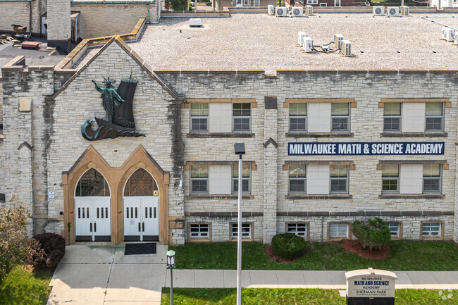 Milwaukee Math and Science Academy is a charter school that focuses on math and science.