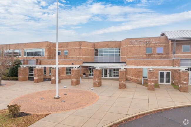 Perkiomen Valley Middle School - West offers great staff and education.