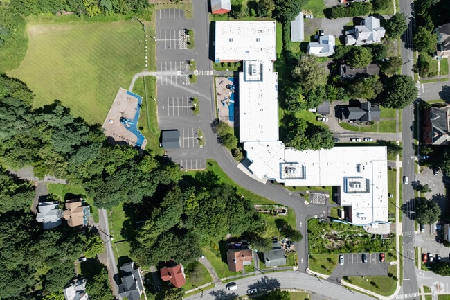 Hinsdale Elementary School is in the heart of downtown Winsted.