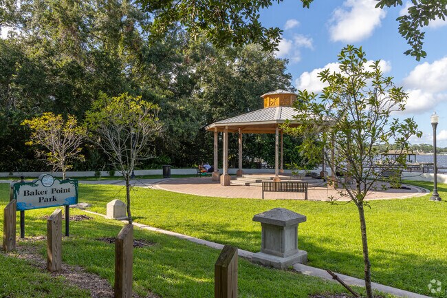 Baker Point Park sits on the banks of the Ortega River.