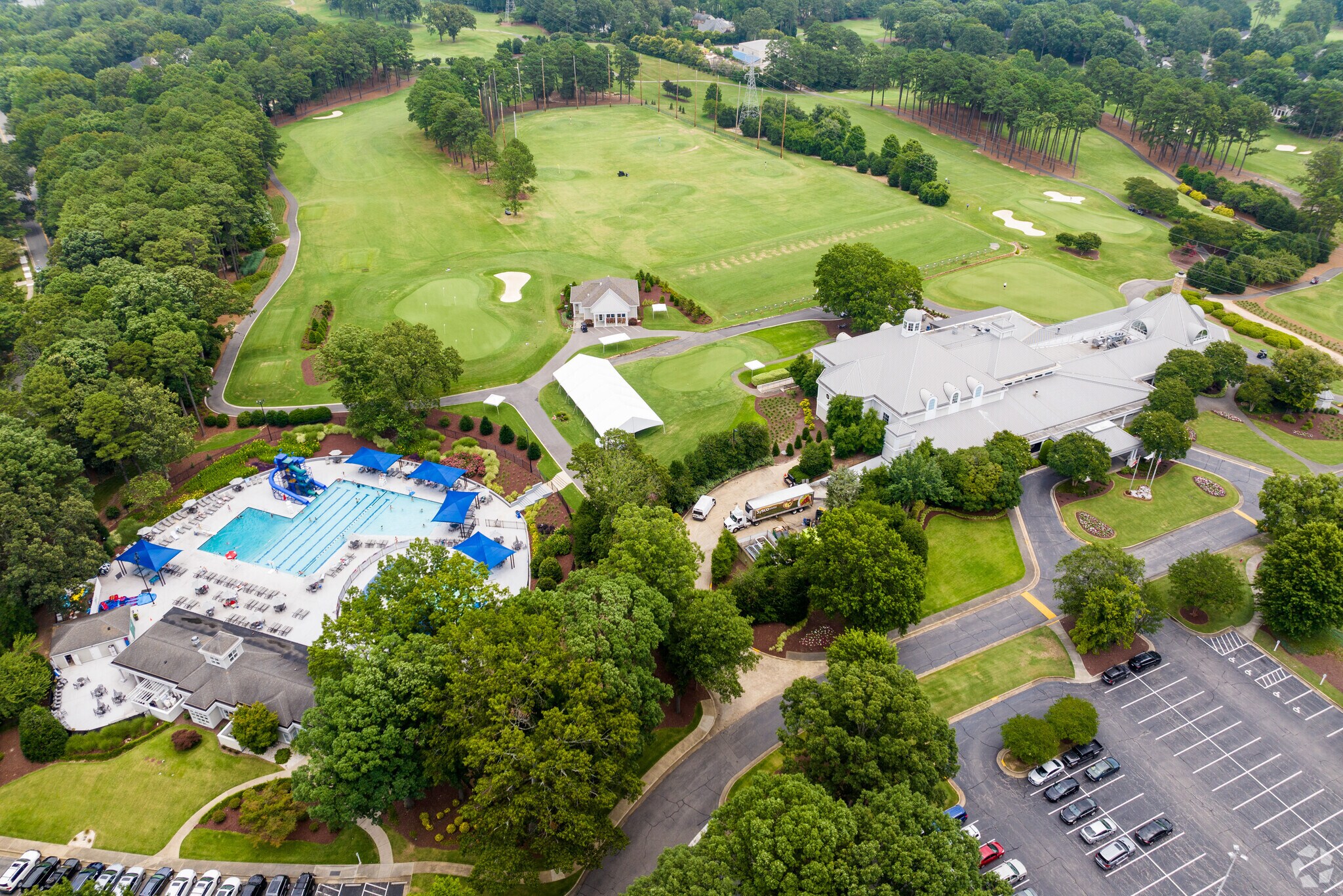 Many events are held at the club house at North Ridge Country Club.