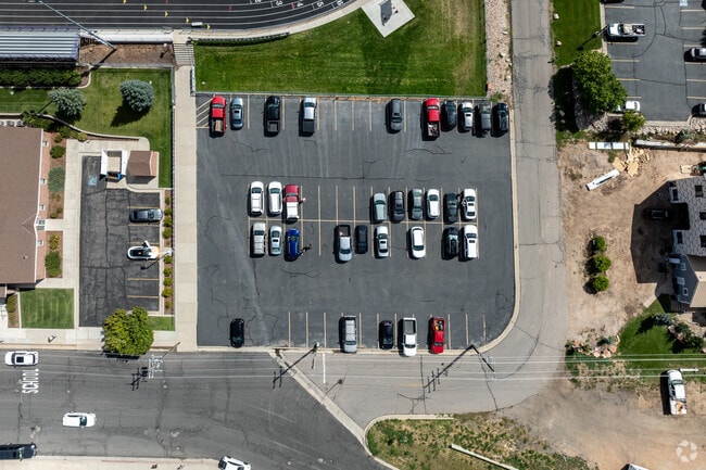 North Summit High School has several parking lots near its track and football field.