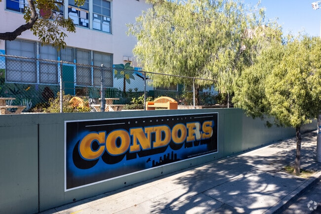 Commonwealth Avenue Elementary School mascot sign.