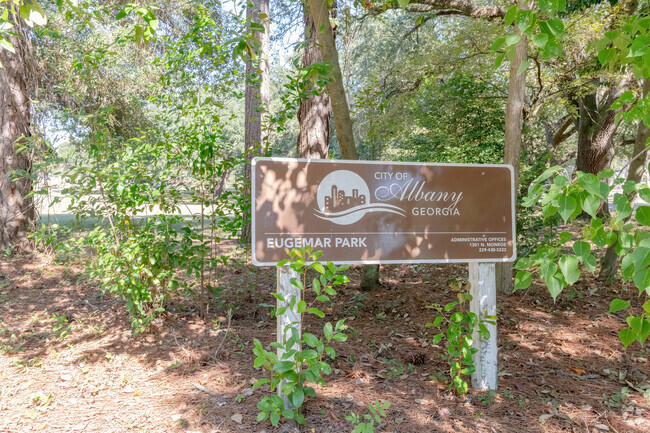 Eudgemar Park anchors the Eudgemar neighborhood with its gazebo and swings.