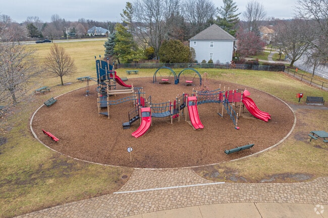 River Woods Elementary School has a well maintained playground for kids to enjoy anytime.