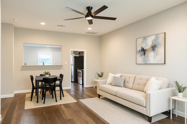 Spacious living room