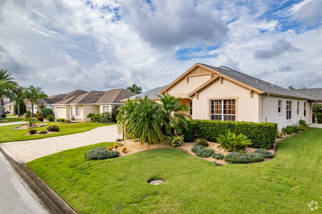 A row of beautiful, expensive homes in the Village of Duval.