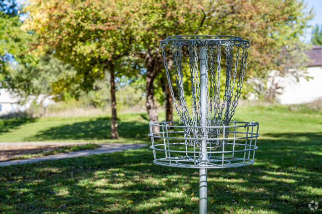 Locals can play  disc golf along Goose Creek in the North Side neighborhood.