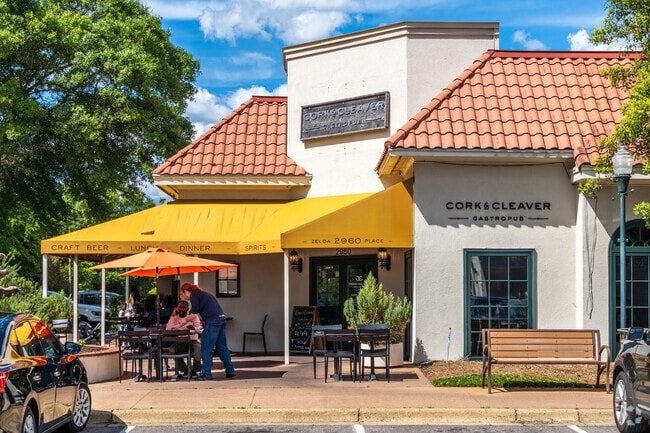 Cork & Cleaver on Zelda Place is a family-owned gastropub with craft beer.