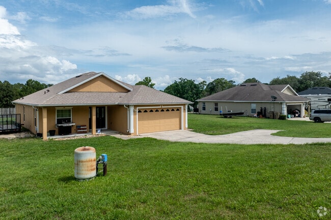 Pine Lakes contains many single family style homes on large lots.