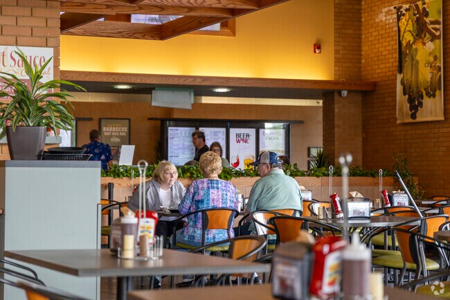 The Patio near Timber Creek is a local favorite for friends to meet and have lunch.