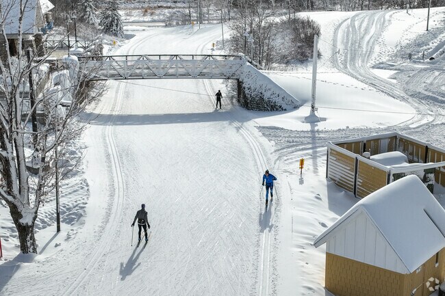 Elm Creek Park Reserve is a popular destination for skiing and winter recreation.