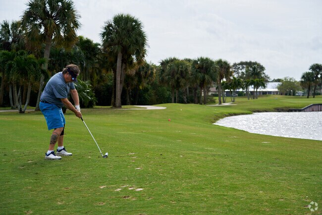 Enjoy some golf at the Gator Trace Golf and Country Club in White City.