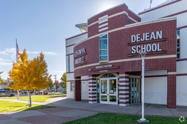 Lovonya DeJean Middle School serves grades 7-8.