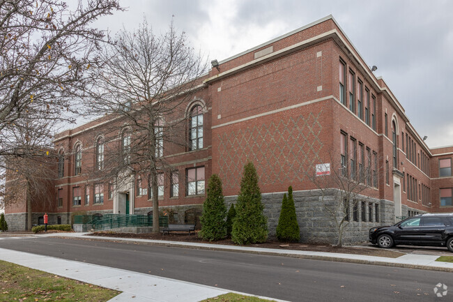 Point Webster Middle School in Quincy is an impressive brick structure.