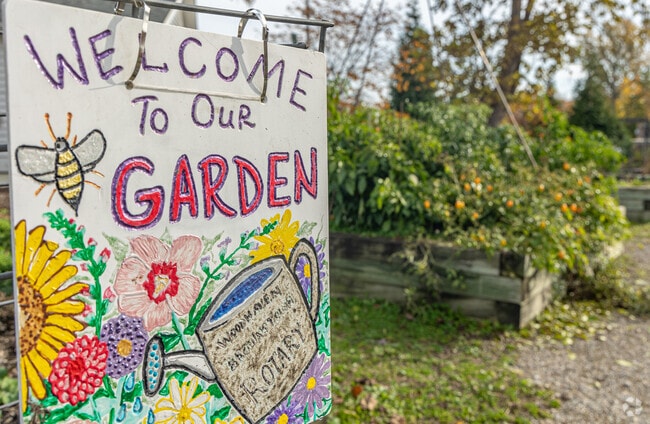 Thorn Park's community gardens are abundant throughout the Woodhaven area.