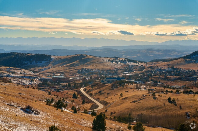 Locals love the dramatic view as you drive towards Cripple Creek in south Divide.