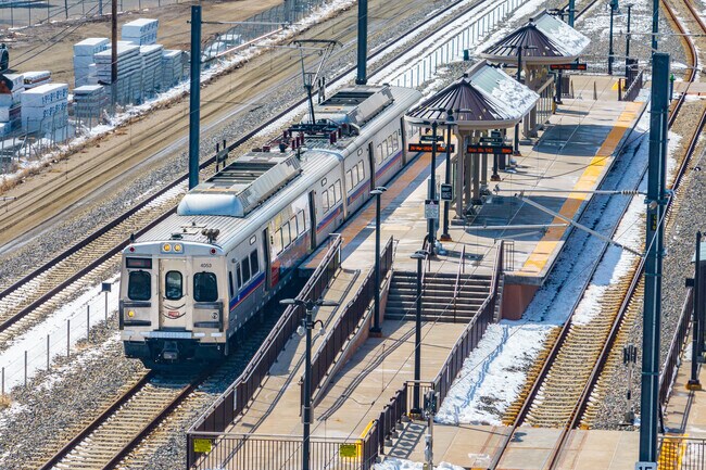 The Wheat Ridge/Ward Road light rail station in Applewood Estates will take you to Denver.